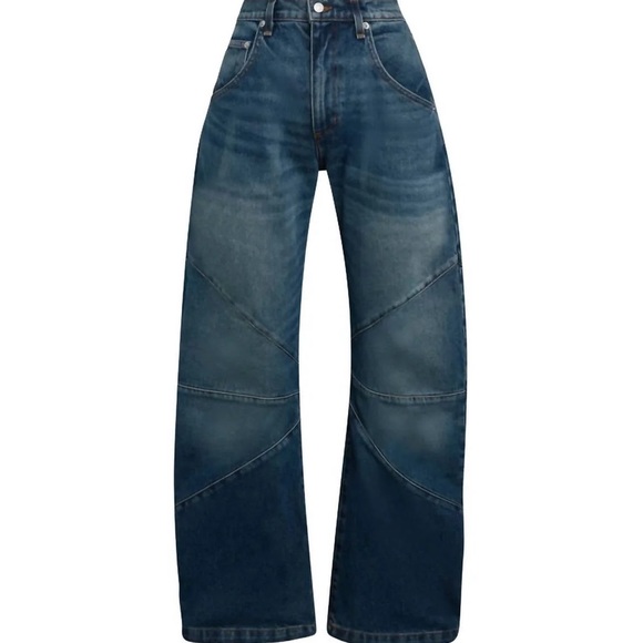 NWT EB Denim Frederic Jean Blue Barrel Jean. Size 23 - Picture 11 of 12